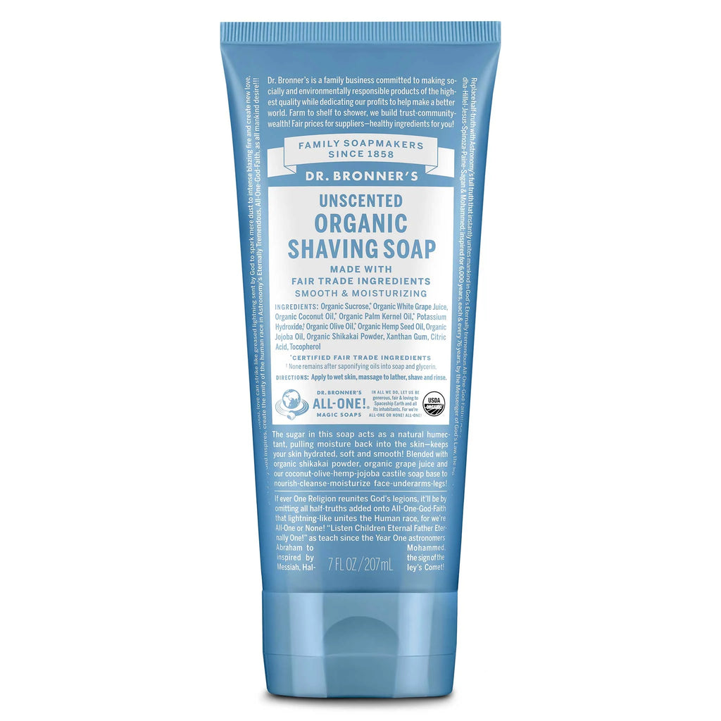 Unscented - Organic Shaving Soaps