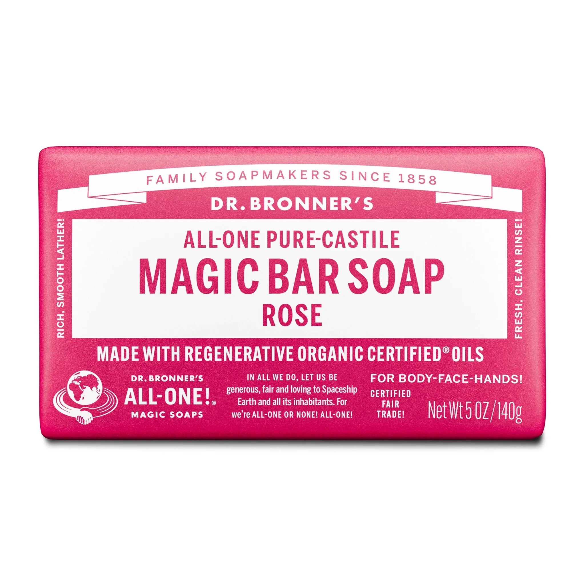 Rose - Pure-Castile Magic Bar Soap