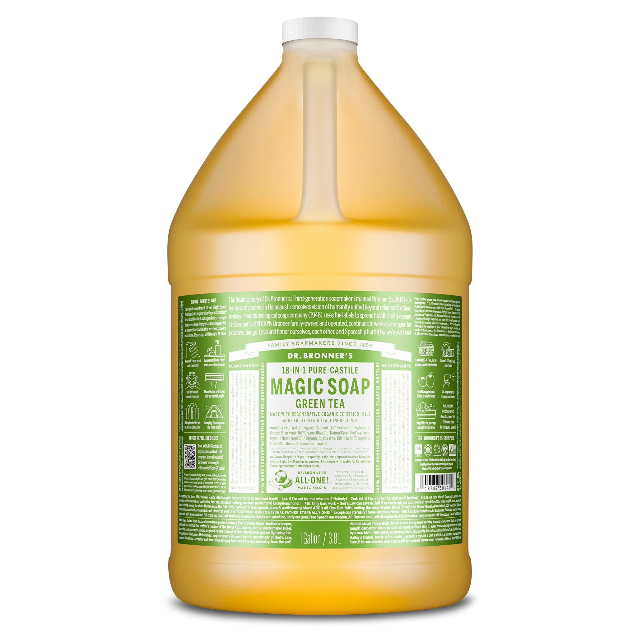 Green Tea - Pure-Castile Magic Soap