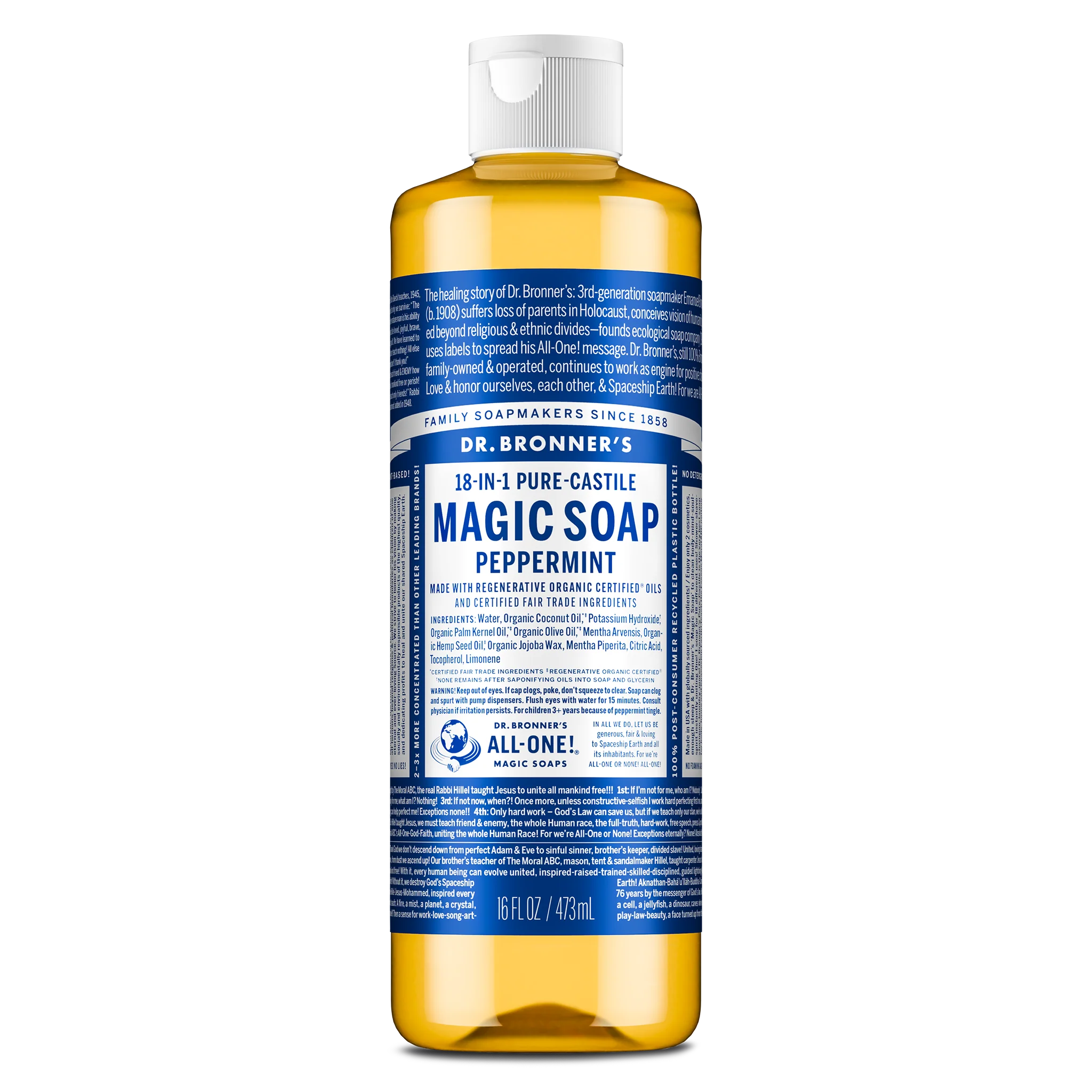 Peppermint - Pure-Castile Magic Soap