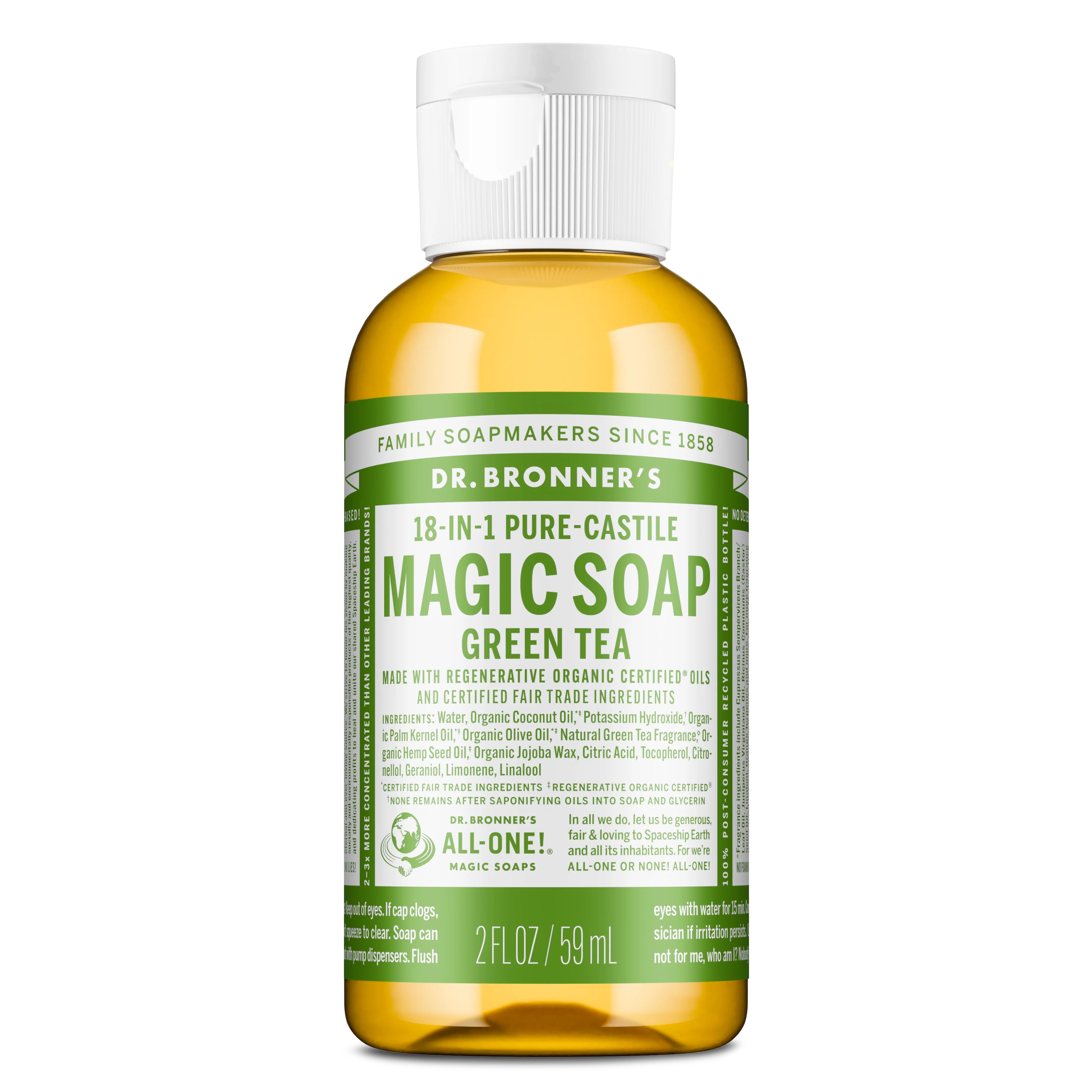 Green Tea - Pure-Castile Magic Soap