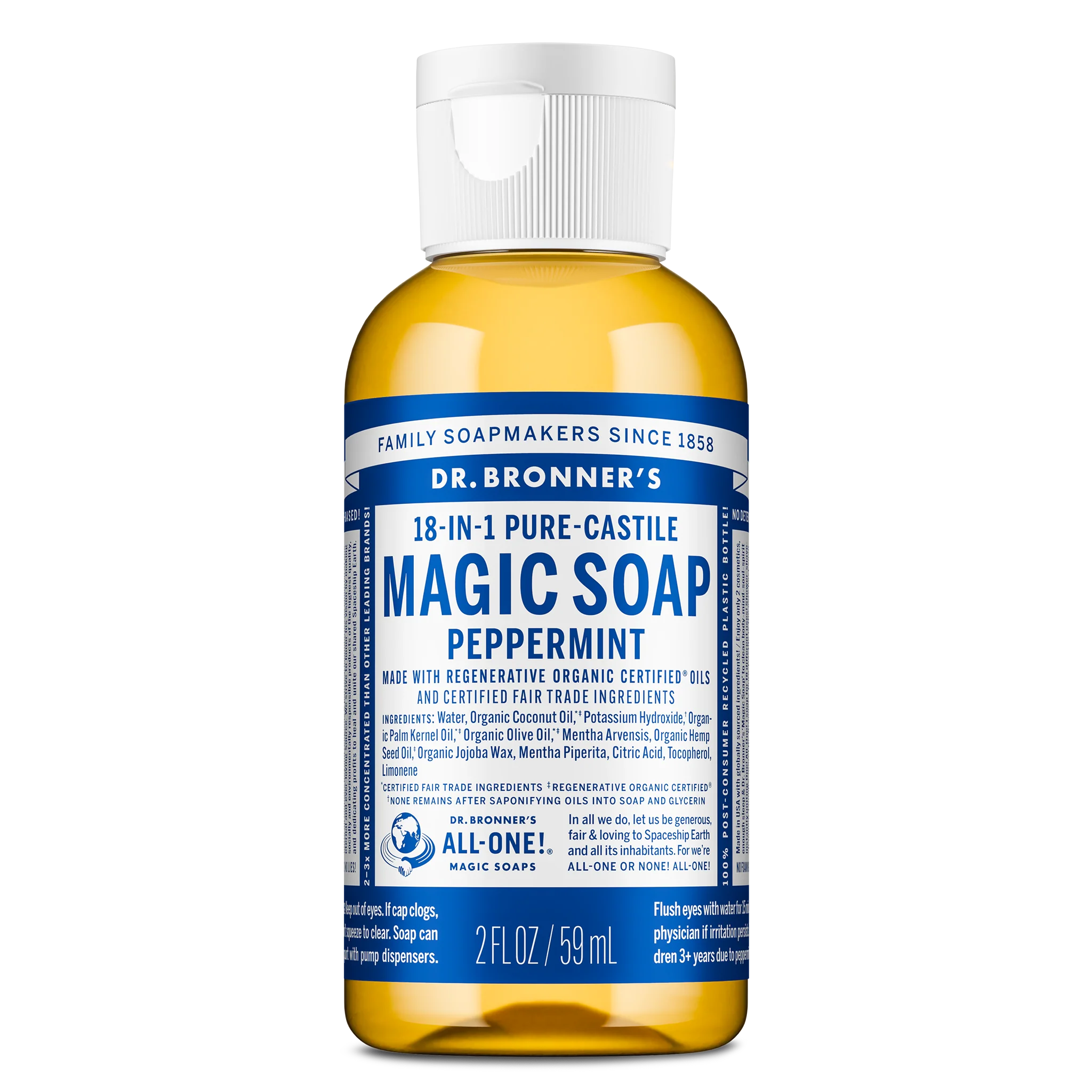Peppermint - Pure-Castile Magic Soap