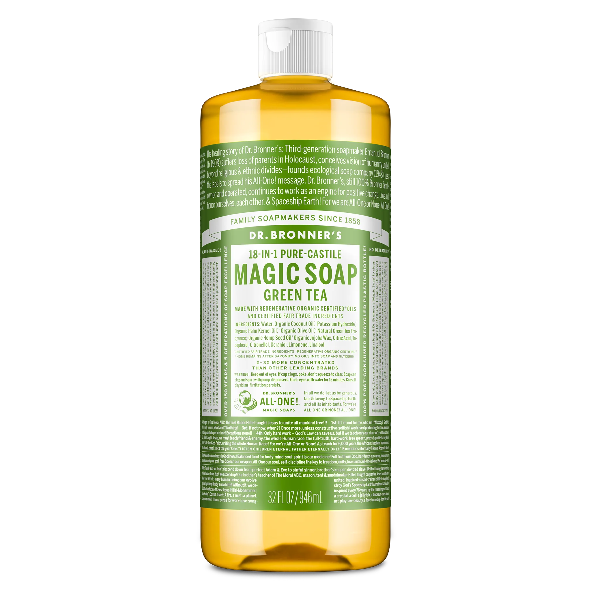 Green Tea - Pure-Castile Magic Soap