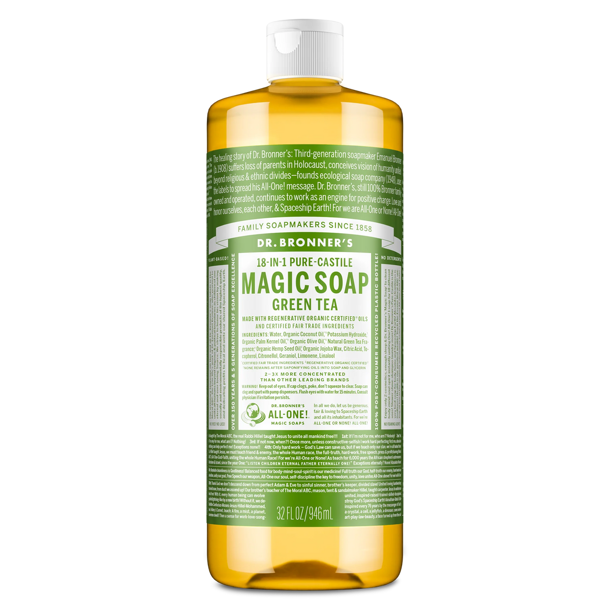 Green Tea - Pure-Castile Magic Soap