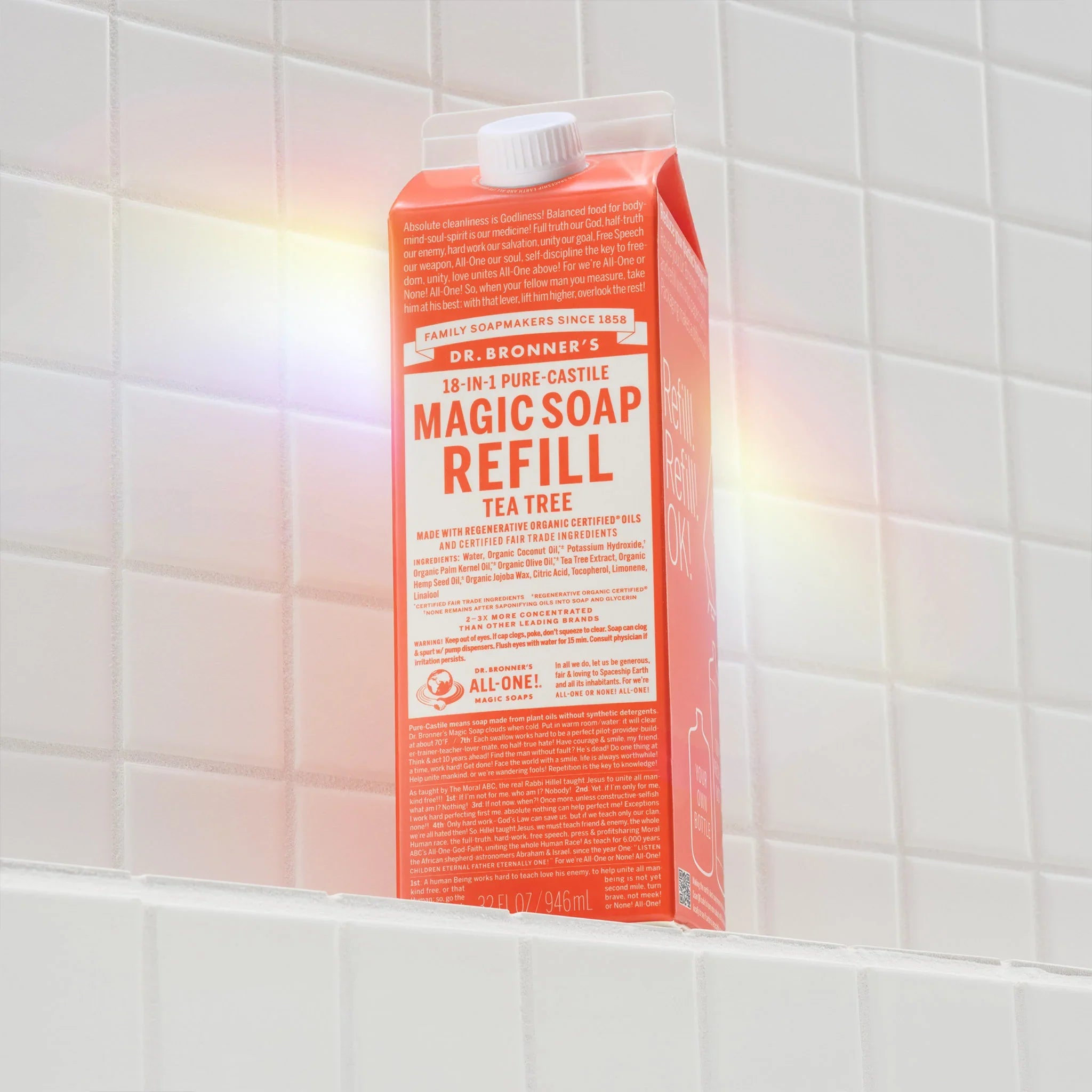 Tea Tree - Pure-Castile Magic Soap Refill
