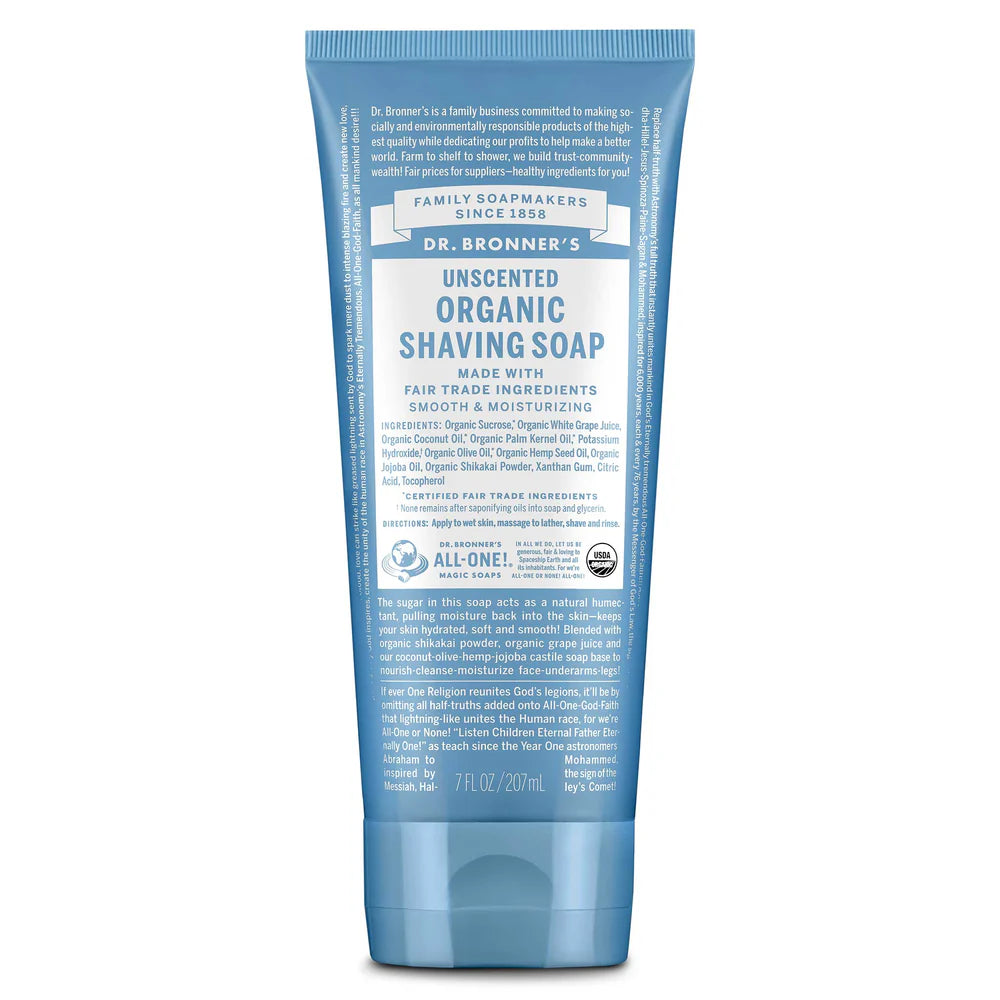 Unscented - Organic Shaving Soaps